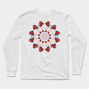 Butterflies and Flowers Long Sleeve T-Shirt